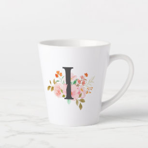 Letter I Latte Mug