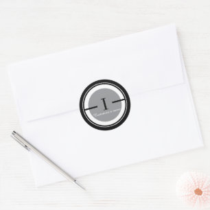 Letter I Monogram Sticker