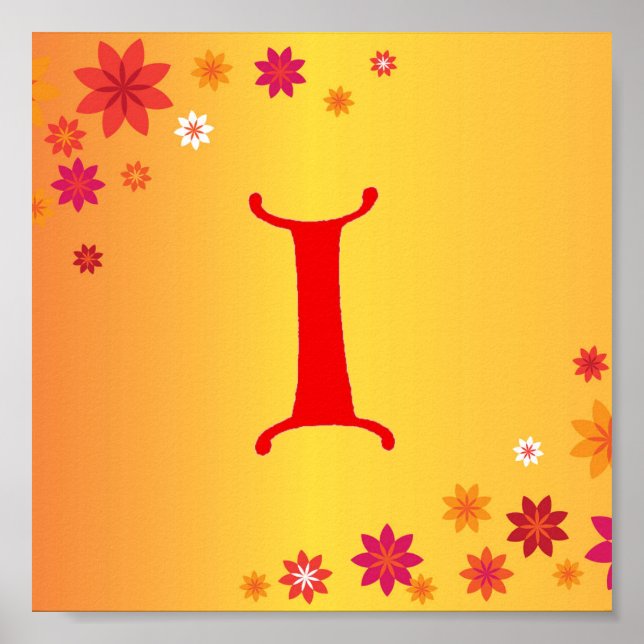 Letter I Poster (Front)