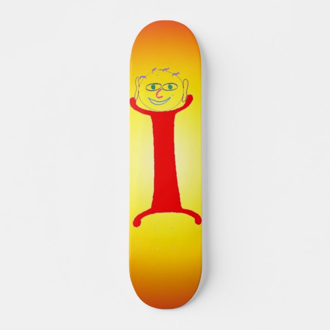 Letter I Skateboard (Front)
