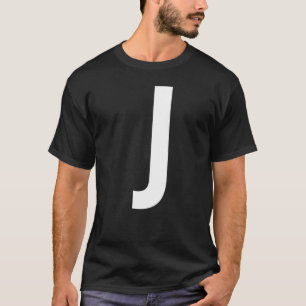 LETTER J ALPHABET MONOGRAM INITIAL T-Shirt
