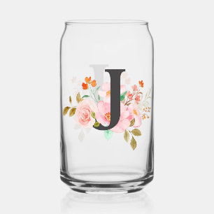 Letter J Can Glass