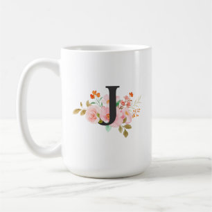 Letter J Coffee Mug