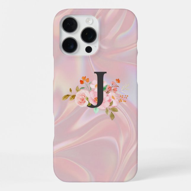 Letter J iPhone Case (Back)