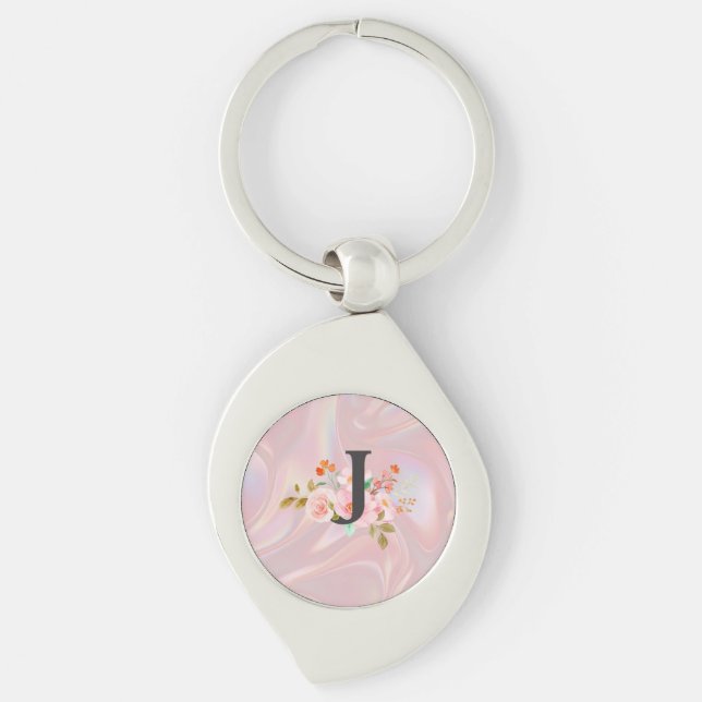 Letter J Key Ring (Front)
