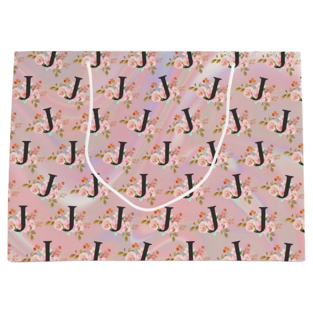 Letter J Large Gift Bag (Front)