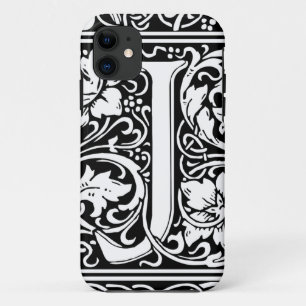 Letter J Mediaeval Monogram Art Nouveau iPhone 11 Case