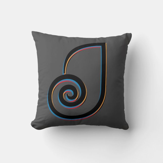 Letter J Monogram Cushion (Front)