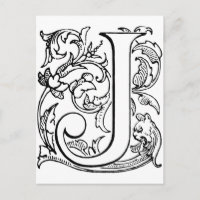 Letter J Monogram