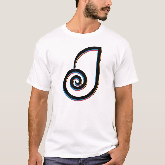 Letter J Monogram T-Shirt (Front)