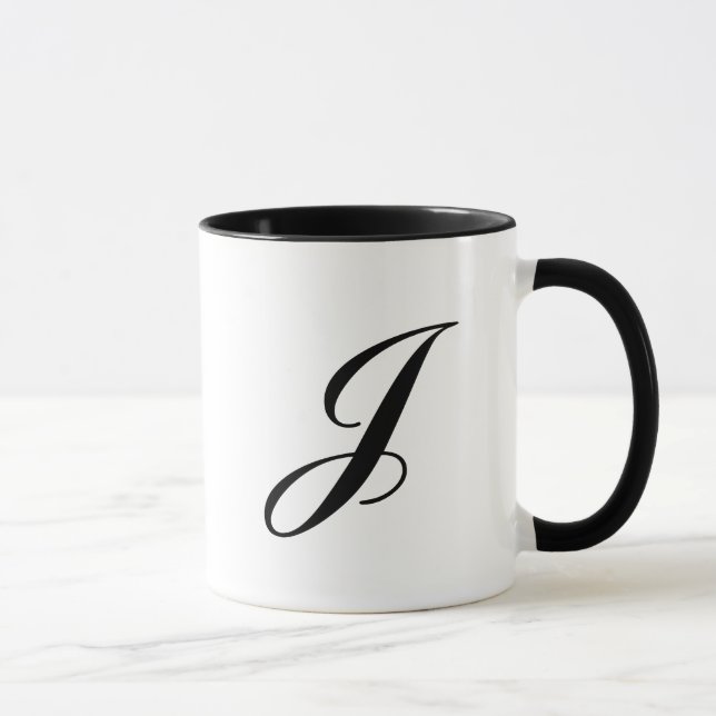 "Letter J" Mug (Right)