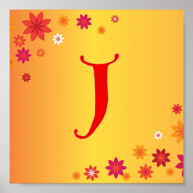 Letter J Poster (Front)