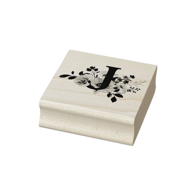 Letter J Rubber Stamp (Stamp)