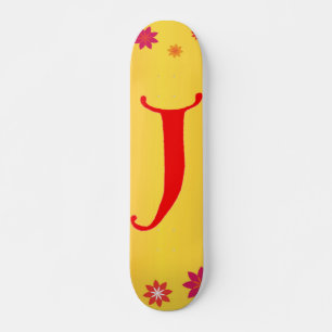 Letter J Skateboard