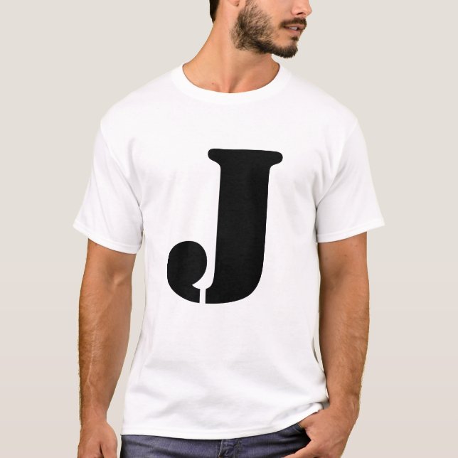 Letter J T-Shirt (Front)