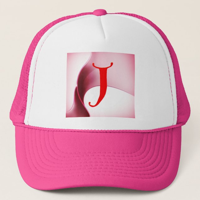 Letter J Trucker Hat (Front)