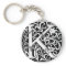 Letter K Mediaeval Monogram Vintage Initial