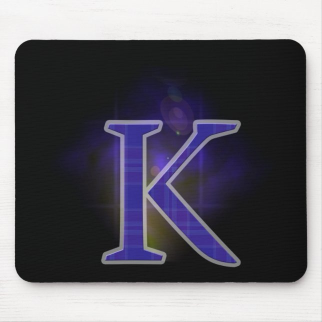 Letter K Mouse Mat (Front)