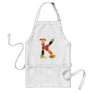 letter "K" of fruits and vegetables Standard Apron