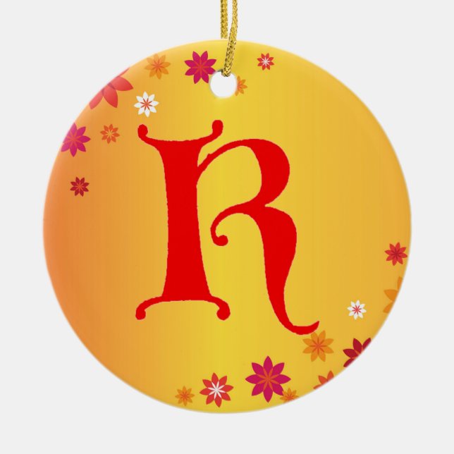 Letter K Ornament (Front)