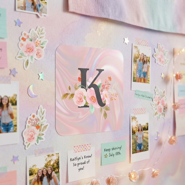 Letter K Square Sticker (Creator Uploaded)