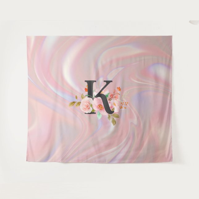 Letter K Tapestry (Front (Horizontal))