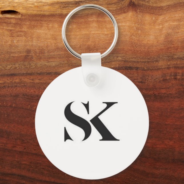 letter keychain  (Back)