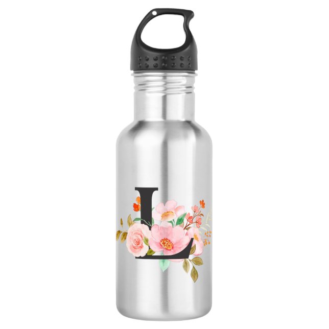 Letter L 532 Ml Water Bottle (Front)