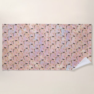 Letter L Beach Towel