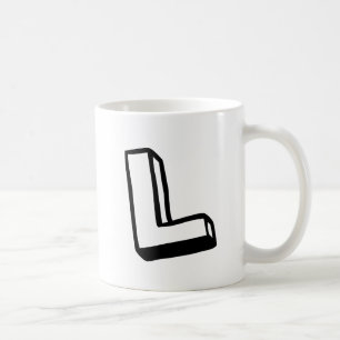 Letter L Coffee Mug