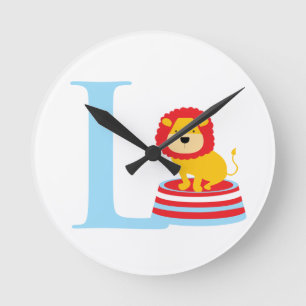 Letter L Initial Clock