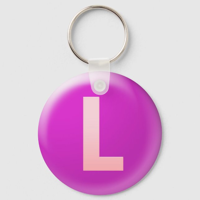 Letter L Key Ring (Front)