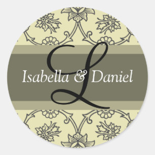 Letter L Monograms For Wedding Invitation Seals
