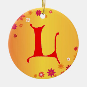 Letter L Ornament