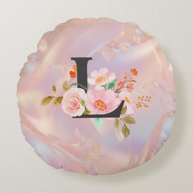 Letter L Round Cushion (Front)