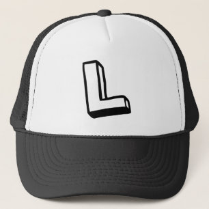 Letter L Trucker Hat