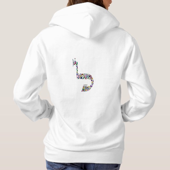 Letter 'LAMED' Hoodie (Back)
