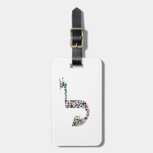 Letter 'LAMED' Luggage Tag