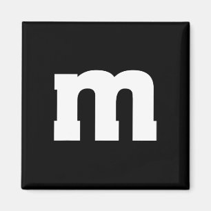 Letter M Capital Alphabet  Magnet