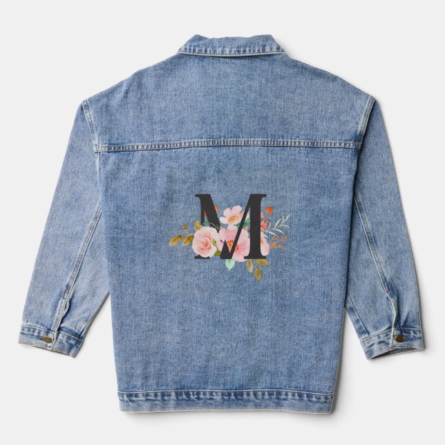 Letter M Denim Jacket (Back)