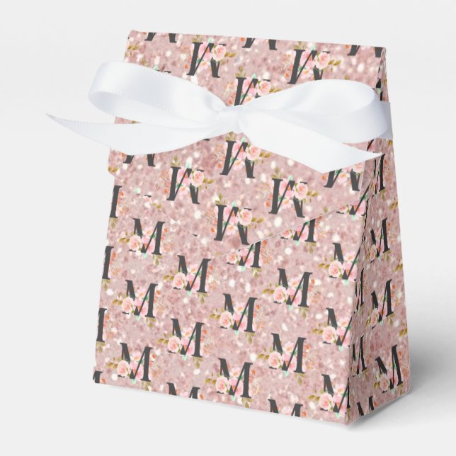 Letter M Favour Box (Front Side)