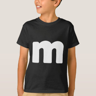 Letter M Groups Halloween Matching Team Easy Lazy T-Shirt