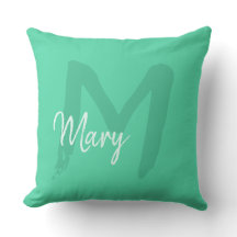 Letter M initial personalised colourful monogram