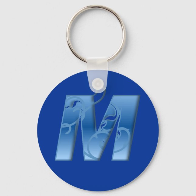 Letter M Key Ring (Front)