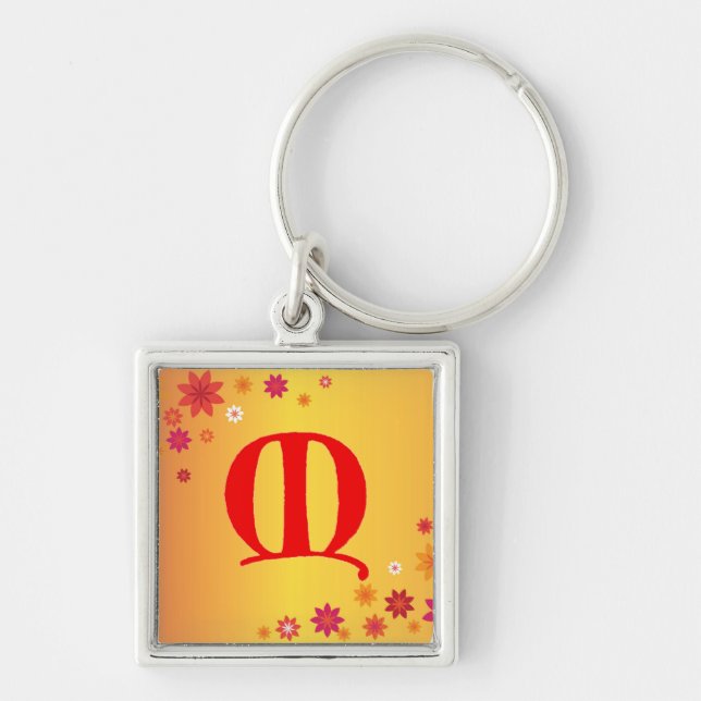 Letter M Key Ring (Front)