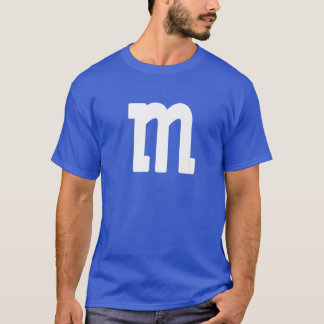 Letter M Lower Case Alphabet Matching Halloween Te T-Shirt