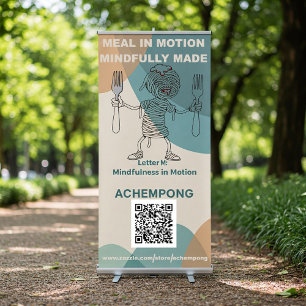Letter M: Mindfulness in Motion – ACHEMPONG Retractable Banner