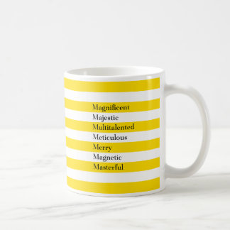 Letter M Mup Coffee Mug