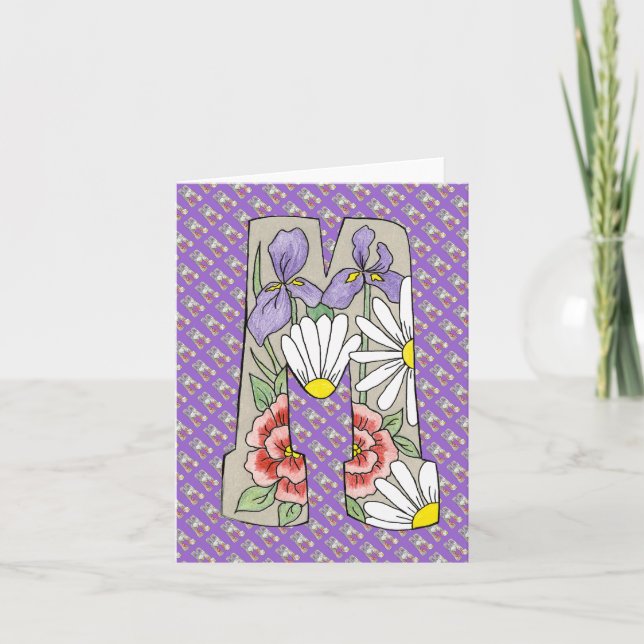 Letter M Note Card (Front)