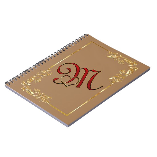 Letter M Notebook (Left Side)